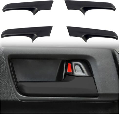 تغطية مقبض الباب ITRIMS ل Toyota 4Runner 4WD N280 PRADA J150 2010-2024 2018 2019 2020 2021 إكسسوارات تصفيف السيارات مقابض الباب الخارجي 8pcs ABS الأسود (مع ثقوب المفاتيح الذكية) in Kuwait