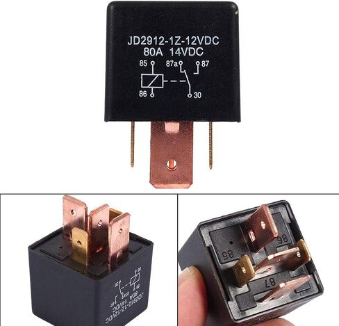 DC 12V Relay 80A AMP Split 5 Pin Car Relay for Automobile Vehicle Van Boat Truck Automobile Relay in Saudi Arabia