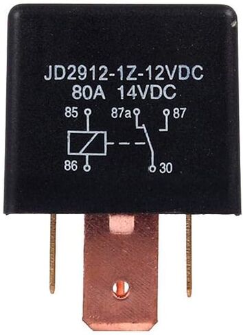 DC 12V Relay 80A AMP Split 5 Pin Car Relay for Automobile Vehicle Van Boat Truck Automobile Relay in Saudi Arabia