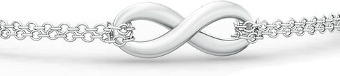 Angara Infinity Knot Chain Bracelet for Women in 14K Solid Gold | Birthday, Engagement, Anniversary, Wedding Jewelry Gift for Women in Saudi Arabia