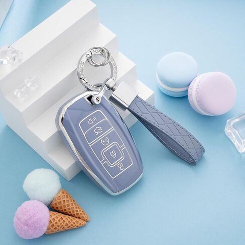 Key Fob Cover for Lincoln Key Case with Keychains for Aviator Corsair Nautilus Navigator Continental Key Fob Case in Saudi Arabia