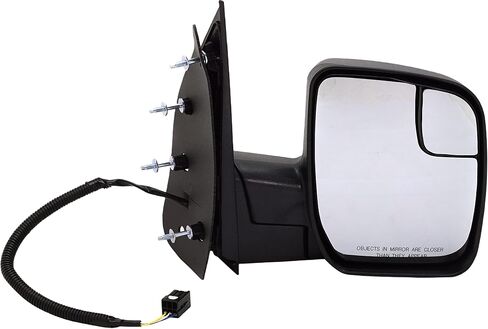 مرآة Garage-Pro متوافقة مع Ford E-150 2010-2014 ، E-250 ، E-350 Super Duty 2010-2017 ، E-450 Super Duty Sidenger مع طي يدوي in Saudi Arabia
