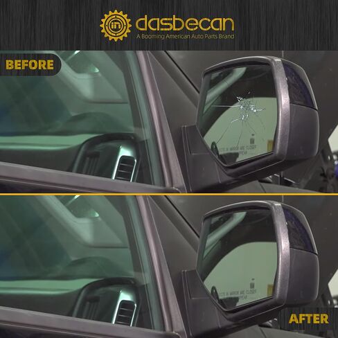 مرآة جانبية للركاب Dasbecan متوافقة مع 2007-2013 Chevy Silverado ، GMC Sierra Yukon المرآة اليمنى مع زجاج الطاقة ، الساخنة ، طي يدوي ، غطاء كروم استبدال# GM1321340 (5pins) in Kuwait
