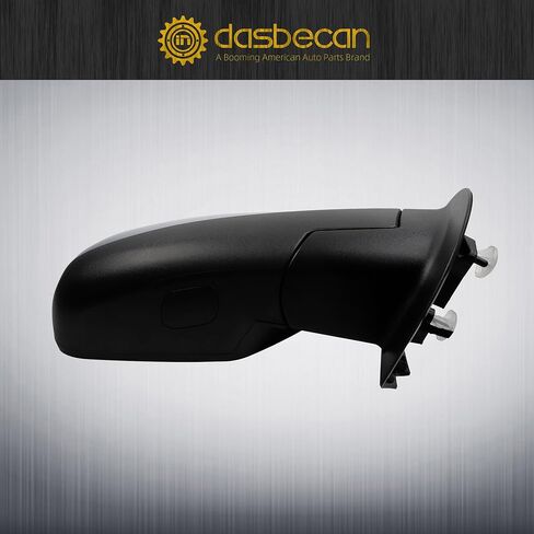 مرآة جانبية للركاب Dasbecan متوافقة مع 2007-2013 Chevy Silverado ، GMC Sierra Yukon المرآة اليمنى مع زجاج الطاقة ، الساخنة ، طي يدوي ، غطاء كروم استبدال# GM1321340 (5pins) in Kuwait