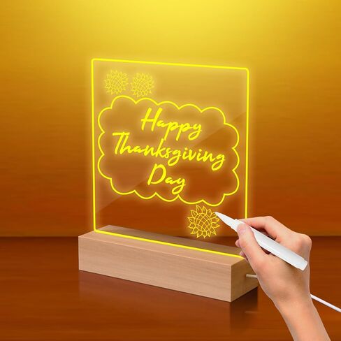 Cat Night Light for Kids - Cute Lamp with 4 Adjustable Brightness & 10 Color Changing,DIY Message Light Board for Bedroom Living Room Decor, Christmas Birthday Gift for Girls Women Kids in Kuwait