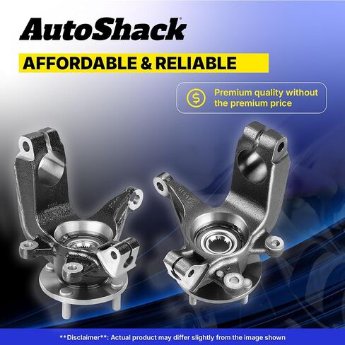 Autoshack Front Left Dekle Touring Delnuckle لعام 2007-2011 Toyota Camry 2.4L FWD | سائق جانب | 5-lug | Wheel Bearing Hub Assembly استبدال KN100043 in Kuwait