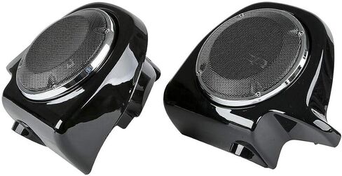 TCT-MT 6.5 "شواية الشواية+مربعات بوكس تنفيس تنفيس أقل من أجل هارلي جولة 1988-2013 flt flht flhtcu flhrc road street electra glide ultra-classic flhtc flhtk 2012 in Saudi Arabia