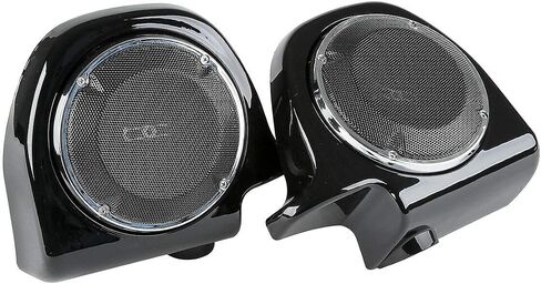 TCT-MT 6.5 "شواية الشواية+مربعات بوكس تنفيس تنفيس أقل من أجل هارلي جولة 1988-2013 flt flht flhtcu flhrc road street electra glide ultra-classic flhtc flhtk 2012 in Saudi Arabia