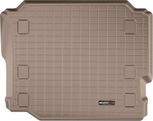 WeatherTech Cargo Trunk Liner for Jeep Wrangler Unlimited 4-Door, Wrangler 4-Door - Behind 2nd Row (401109) Black in Saudi Arabia