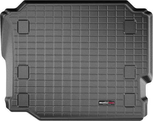 WeatherTech Cargo Trunk Liner for Jeep Wrangler Unlimited 4-Door, Wrangler 4-Door - Behind 2nd Row (401109) Black in Saudi Arabia