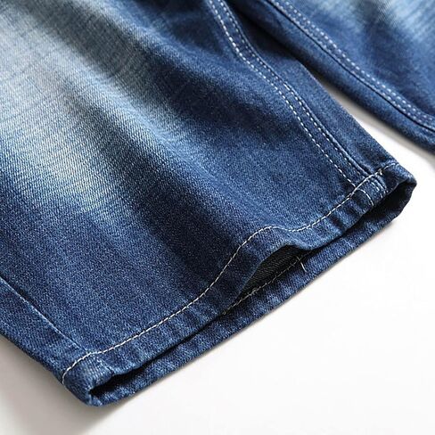 Mens Distressed Denim Shorts Summer Casual Stretch Relaxed Fit Cargo Jorts Ripped Jeans Shorts with Pockets in Saudi Arabia