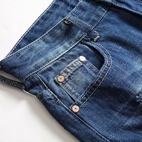 Mens Distressed Denim Shorts Summer Casual Stretch Relaxed Fit Cargo Jorts Ripped Jeans Shorts with Pockets in Saudi Arabia