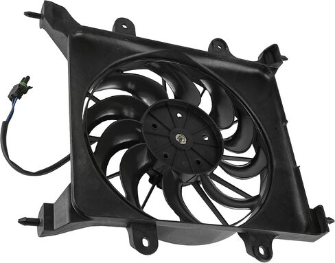 Caltric Radiator Fan with Shroud Assembly Compatible with Polaris Ranger 570 2016 2017 2018 2019 2020 2021 2022 in Saudi Arabia