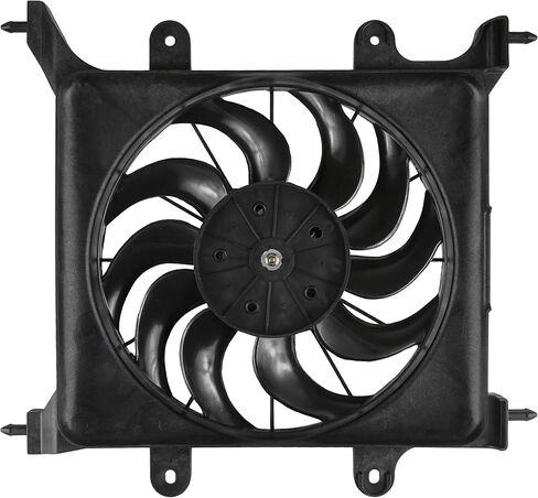 Caltric Radiator Fan with Shroud Assembly Compatible with Polaris Ranger 570 2016 2017 2018 2019 2020 2021 2022 in Saudi Arabia