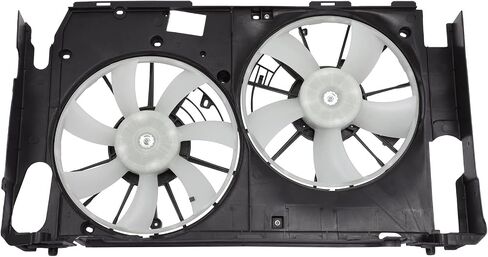 SCITOO 620-512 Dual Radiator Condenser Fan Compatible for 2006-2008 for Toyota for RAV4 2.4L 2009-2012 for Toyota for RAV4 2.5L in Saudi Arabia