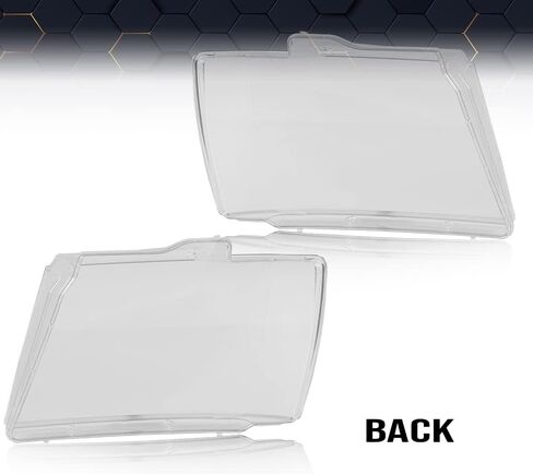 PIT66 Headlight Cover Compatible with Chevy Tahoe Suburban 1500 2007-2014/Fit Chevy Avalanche Suburban 2500 2007-2013 Left Driver and Right Passenger Side Clear in Saudi Arabia