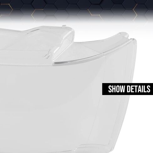 PIT66 Headlight Cover Compatible with Chevy Tahoe Suburban 1500 2007-2014/Fit Chevy Avalanche Suburban 2500 2007-2013 Left Driver and Right Passenger Side Clear in Saudi Arabia