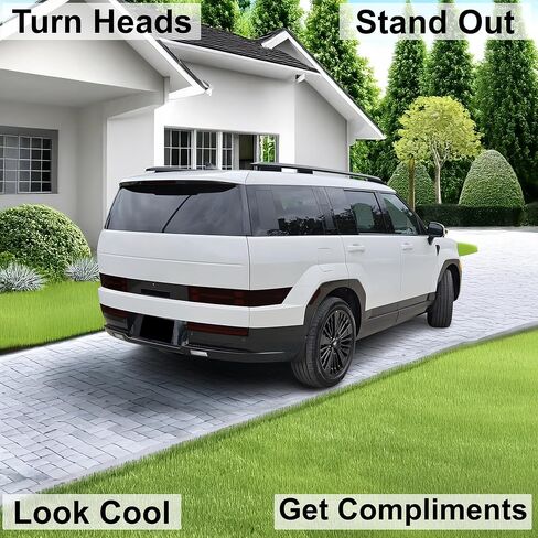 BOGAR TECH DESIGNS Rear Taillight Tail Light Tint Kit PPF Compatible with Hyundai Santa Fe 2024-2025, Light Smoke in Saudi Arabia