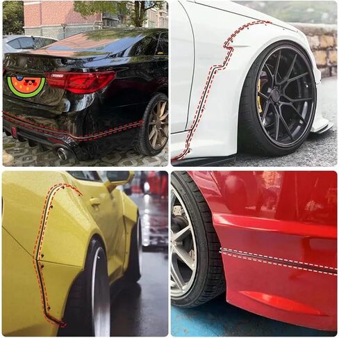 Car Rubber Seal Strip for Fender Flare Arch Small Slanted T-Type Seal Edge Gap Strips Waterproof Soundproof Protection(10m) in Saudi Arabia