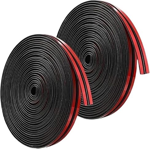 1pc T-Shape Car Sealing Strip - Premium Noise Reduction, Weatherproofing Solution for Sunroof, Windshield, Windows & Doors(Black width14mmL2m) in Saudi Arabia