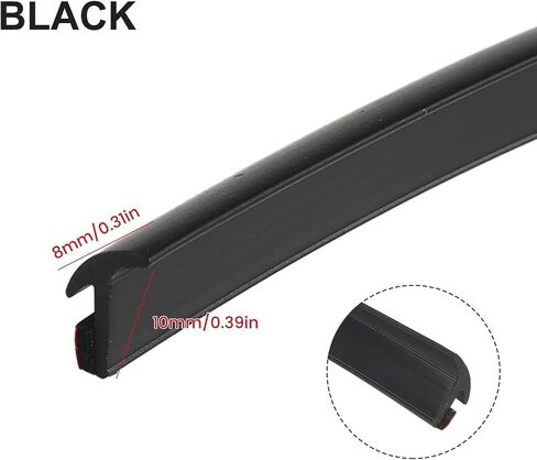 4M Car Seals Edge Sealing Strips Auto Roof Windshield Car Rubber Sealant Protector Seal Strip Window Seals 8x10MM in Saudi Arabia