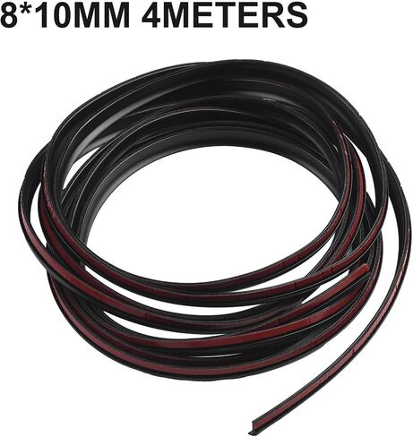4M Car Seals Edge Sealing Strips Auto Roof Windshield Car Rubber Sealant Protector Seal Strip Window Seals 8x10MM in Saudi Arabia