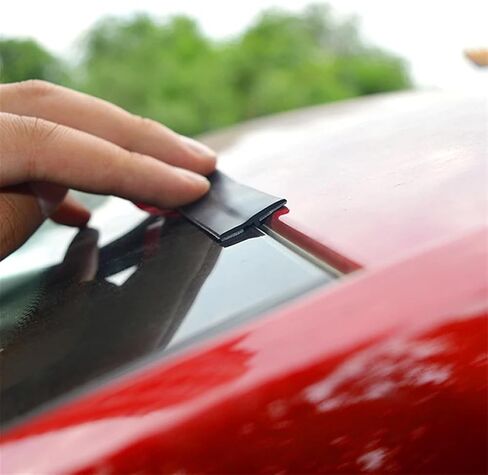 2M Car Roof Protector Seal Noise Insulation Car Door Weatherstrip Front Rear Windshield Edge Sealing Strip Sticker Accessory(2mx19mm) in Saudi Arabia