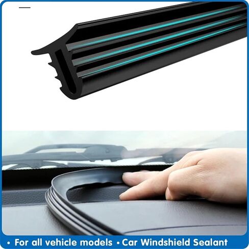 160cm Universal Sealing Windshield Sealing Board Soundproof Automobile Rubber Strip Instrument Panel Seal Strip Car Assessoires in Saudi Arabia