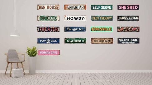 عتيقة Tin Tin Deck Therapy Sign Retro Metal Sign مناسبة لمتجر Garage Garage Parm Garden - علامة معدنية متعددة الأغراض للوحة الداخلية/الخارجية الاستخدام 4x16 بوصة in Kuwait