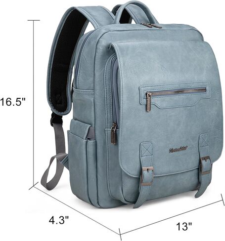 Montana West Laptop Backpack Purse for Women Men Unisex Vintage Backpack Casual Daypack for Travel Work with USB Charging Port in Kuwait