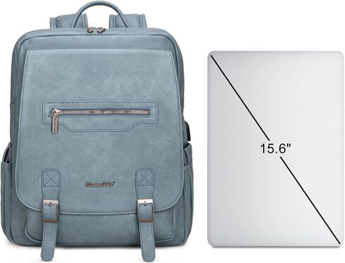 Montana West Laptop Backpack Purse for Women Men Unisex Vintage Backpack Casual Daypack for Travel Work with USB Charging Port in Kuwait