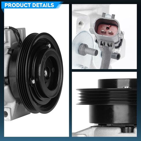 Tadamark Air Complementer AC ضاغط مع القابض من أجل Chrysler Town & Country 3.6L 2011-2016 ، Fit for Dodge Journey 2011-2019 in Saudi Arabia