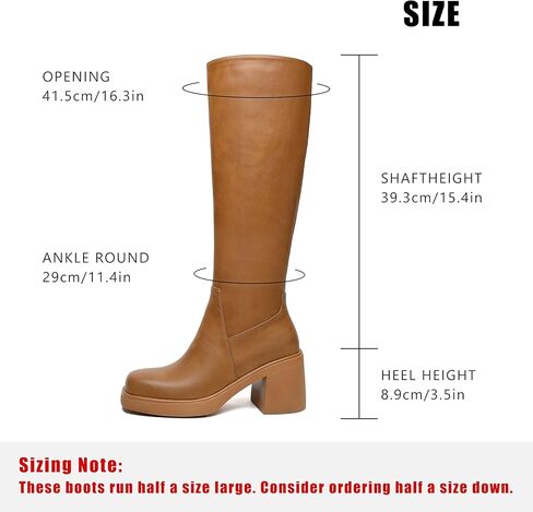 منصة ركبة أحذية عالية أحذية طويلة للأحذية طويلة للنساء أحذية طويلة من أحذية طويلة مع سحاب جانبي in Kuwait