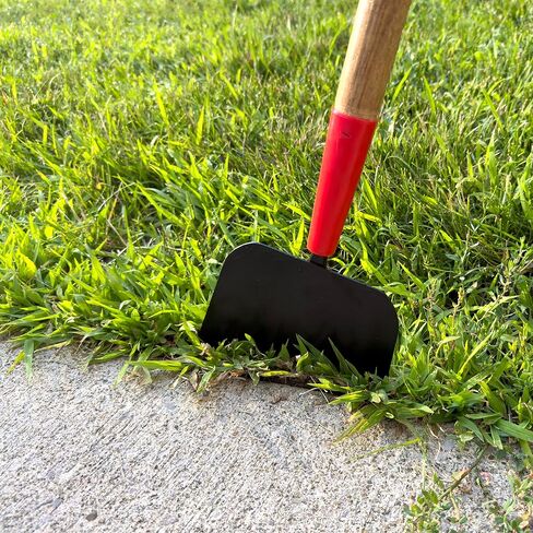 EMSCO Group 1689-1AZ Heavy Duty Bigfoot Krusher-Ice Scraper with 2-Fisted Shock Absorbing D-Grip-Wood Handle, Black in Kuwait