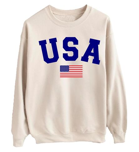 USA Flag Sweatshirt ، هدية هوديز اليوم التذكاري في الرابع من يوليو in Kuwait