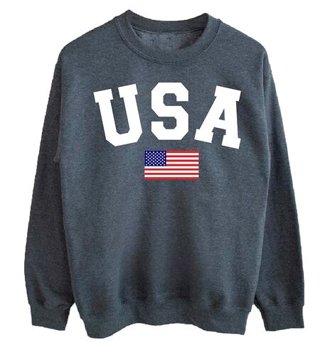 USA Flag Sweatshirt ، هدية هوديز اليوم التذكاري في الرابع من يوليو in Kuwait