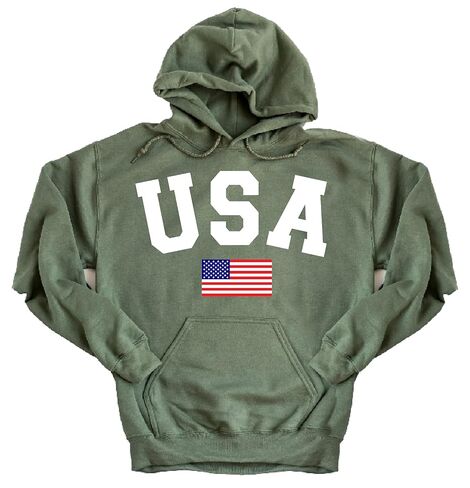USA Flag Sweatshirt ، هدية هوديز اليوم التذكاري في الرابع من يوليو in Kuwait