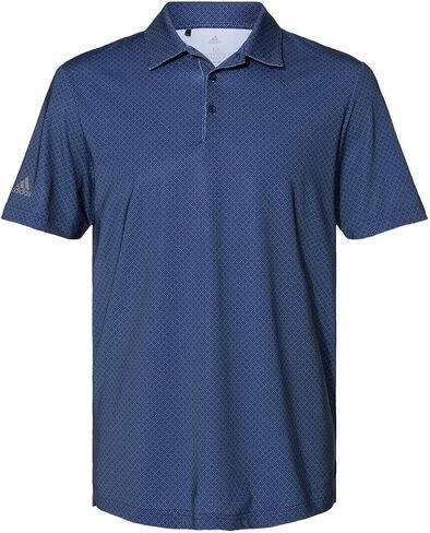 adidas - Diamond Dot Print Sport Shirt - A498 - XL - Navy Blue/White/Grey Three in Saudi Arabia