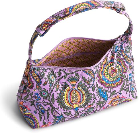 Vera Bradley Premium Cotton Roxbury Crescent Bag Bag ، Meadow Bouquet in Kuwait