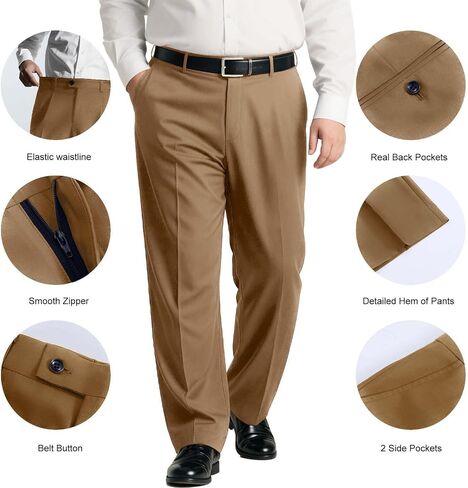 GATMSTZ Mens Suits Big and Tall 2 Pieces Blazer Pants Set Classic Fit in Saudi Arabia