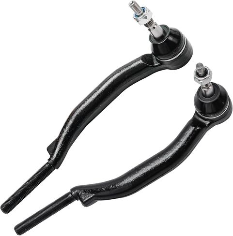 Detroit Axle - 2 Front Outer Tie Rods for 2002 Chevy Trailblazer GMC Envoy Olds Bravada Outer Tie Rod Ends Replacement [Fits 14mm Threads Only] in Saudi Arabia