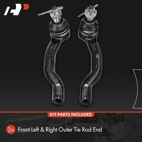 A-Premium 2 x Front Outer Tie Rod Ends, Compatible with Nissan Frontier 2005-2019, Pathfinder 2005-2012, Xterra 2005-2015 in Saudi Arabia