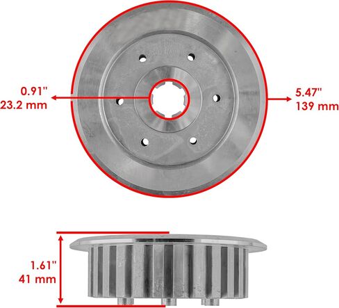Caltric Clutch Center Compatible with Honda Trx450R Trx 450R 2004-2009 Inner Hub Clutch in Saudi Arabia