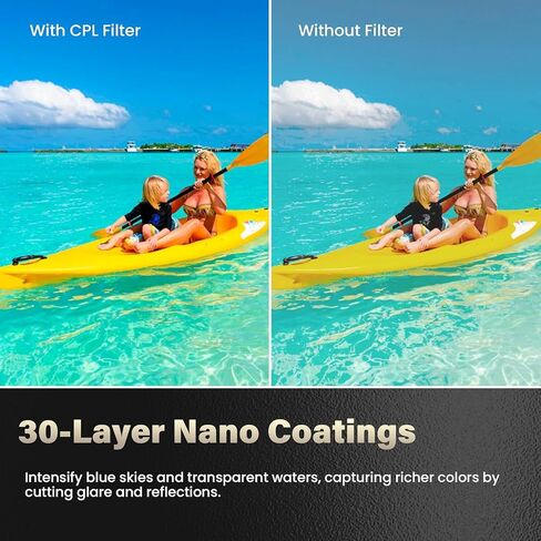 Walking Way ND Filter Set Compatible with DJI Osmo Action 5 Pro/Action 4-4 Pack (ND8, ND16, ND32, ND64), Neutral Density Filters HD Optical Glass/Multi-Coated/Aluminum Frame in Kuwait