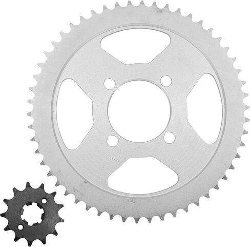 Caltric Front and Rear Sprockets Kit Compatible with Yamaha TT-R125L TT-R125Le 2002-2016 in Saudi Arabia
