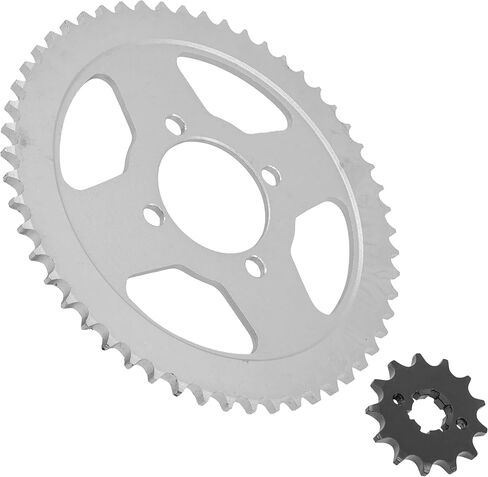 Caltric Front and Rear Sprockets Kit Compatible with Yamaha TT-R125L TT-R125Le 2002-2016 in Saudi Arabia