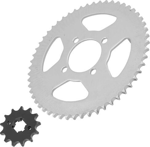 Caltric Front and Rear Sprockets Kit Compatible with Yamaha TT-R125L TT-R125Le 2002-2016 in Saudi Arabia