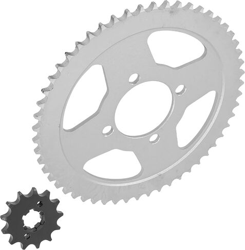 Caltric Front and Rear Sprockets Kit Compatible with Yamaha TT-R125L TT-R125Le 2002-2016 in Saudi Arabia