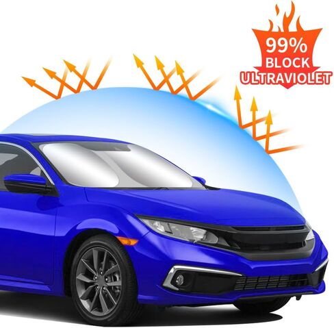 Car Sun Shade for Ford Edge 2015 2016 2017 2018 2019 2020 2021 2022 2023 2024 SUV Auto Interior Accessories Front Windshield Sunshade Foldable Insulation Protector Window Curtains Cover Visor in Saudi Arabia