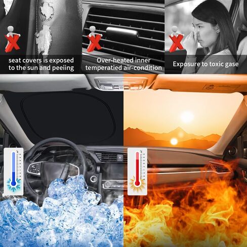 Car Sun Shade for Ford Edge 2015 2016 2017 2018 2019 2020 2021 2022 2023 2024 SUV Auto Interior Accessories Front Windshield Sunshade Foldable Insulation Protector Window Curtains Cover Visor in Saudi Arabia